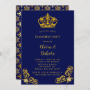 Search for royal blue engagement party invitations Gold