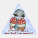 Search for funny owl stickers Bird