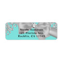 Search for white diamonds return address labels Engagement
