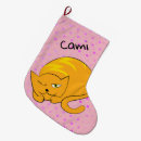 Search for orange cat christmas stockings Cute