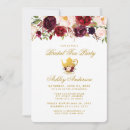 Search for burgundy red bridal shower invitations Rustic