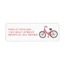Search for bike return address labels Elegant