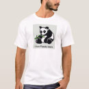 Search for love panda tshirts Black and white