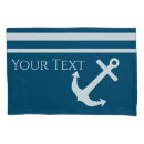 Search for nautical anchor pillowcases Coastal