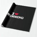 Search for swimmer wrapping paper Water