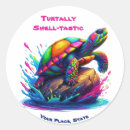 Search for turtle round stickers Colourful