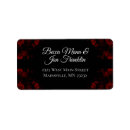 Search for red rose return address labels Flowers