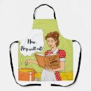 Search for funny retro housewife aprons For her