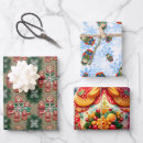 Search for russian christmas wrapping paper Matryoshka