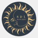 Search for moon wedding stickers Thank you