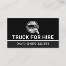 Search for box truck business cards Delivery service