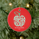 Search for red apple christmas tree decorations Teacher
