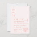 Search for thank you enclosure cards Blush pink