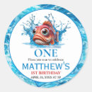 Search for aquatic birthday stickers Ocean