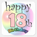 Search for happy 18th birthday stickers 18 years
