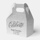 Search for celebrate favour boxes Silver