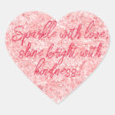 Search for love is kind stickers Typography