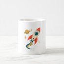 Search for retro rocket mugs Space age