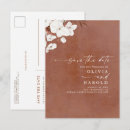 Search for floral save the dates Terracotta