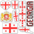 Search for georgia souvenir stickers Flag