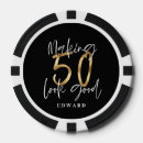 Search for black and gold poker chips Modern