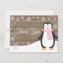 Search for penguin thank you cards Baby its cold outside
