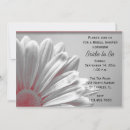 Search for red and silver bridal shower invitations Botanical