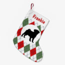 Search for argyle pattern christmas stockings Red