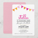 Search for orange 1st birthday invitations Typography