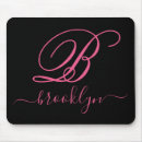 Search for hot pink mousepads Monogrammed