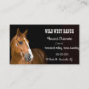 Search for stable business cards Horseback riding