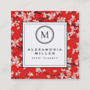 Search for cherry red business cards Elegant