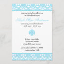 Search for damask birthday invitations Lace