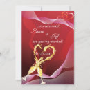 Search for wine glass wedding invitations Modern