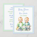 Search for twin boys postcards Watercolor