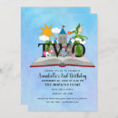 Search for dragons and unicorns invitations Fairytale