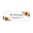 Search for sunflowers return address labels Botanical