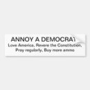 Search for annoying bumper stickers America