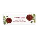 Search for rose bouquet return address labels Pretty