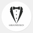 Search for groomsmen stickers Tuxedo