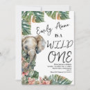 Search for safari elephant birthday invitations Animals