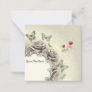 Search for rose wedding horizontal note cards Roses