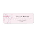 Search for bow return address labels Coquette