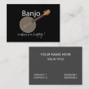 Search for banjo business cards Instrument