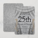 Search for marriage anniversary invitations Silver
