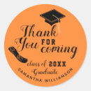 Search for orange graduation stickers Typography