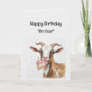 Search for old goat birthday cards Over the hill