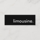 Search for limousine business cards Driver