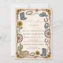 Search for little cowboy baby shower invitations Country