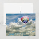 Search for rainbow hot air balloon postcards Clouds